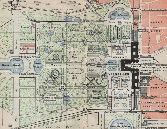 Carte de Versailles et accès aux Apparts de l'Oncle Louis
