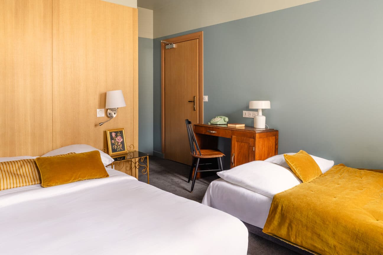 Chambre familiale spacieuse à l'Hôtel d'Angleterre