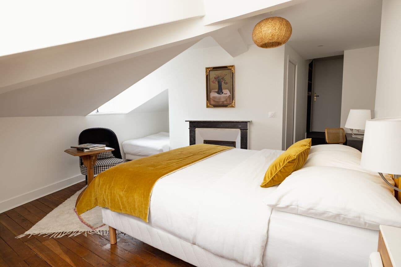 Espace commun et accueil de l'Hôtel d'Angleterre